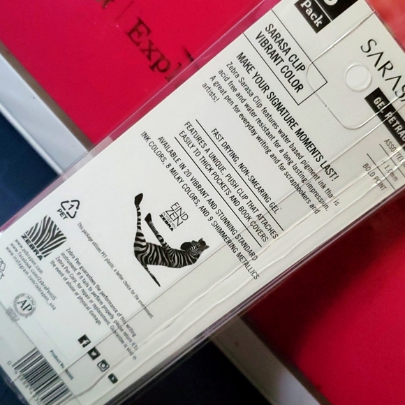 Zebra Pen Sarasa Clip Retractable Gel Ink - Picture 2 of 2